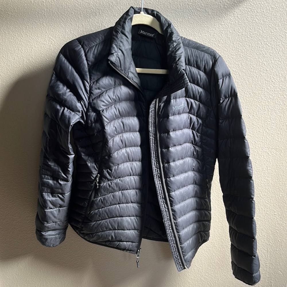 Marmot Black Puffer Jacket